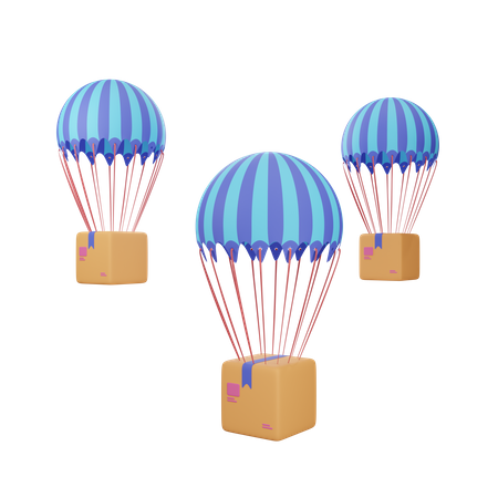 Free Air Delivery  3D Icon