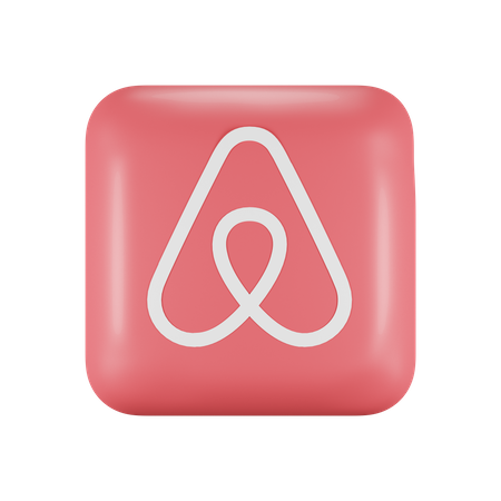 Free Airbnb 3D Illustration