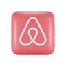 3d airbnb logo symbol