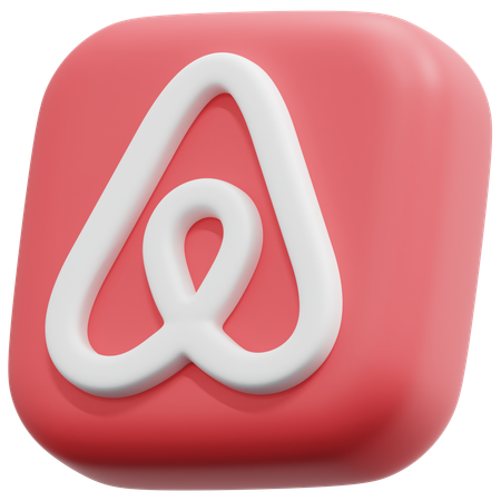 Free Airbnb  3D Icon