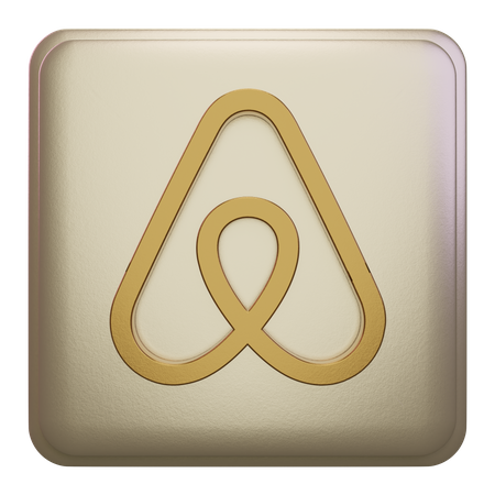 Free Airbnb  3D Icon