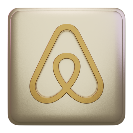 Free Airbnb  3D Icon