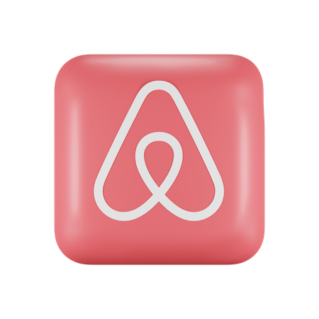 Free Airbnb  3D Icon