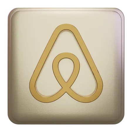 Free Airbnb  3D Icon