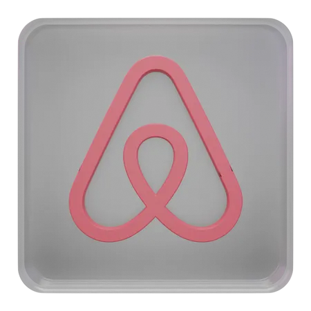 Free Airbnb  3D Icon