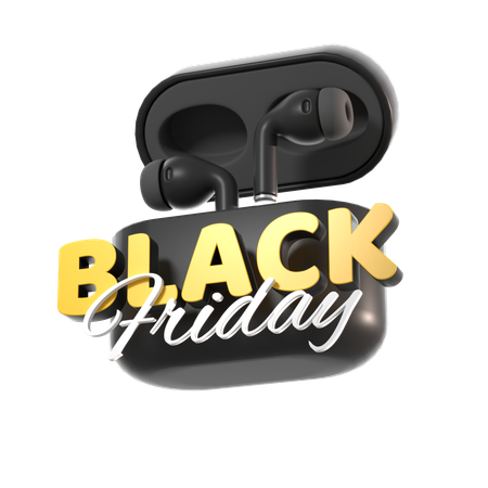 Free Airpods para black friday  3D Icon