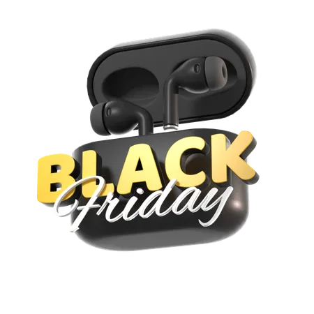 Free Airpods para black friday  3D Icon