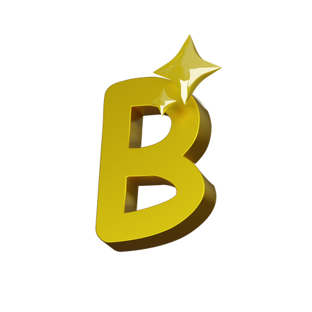 Free Alfabeto b  3D Icon