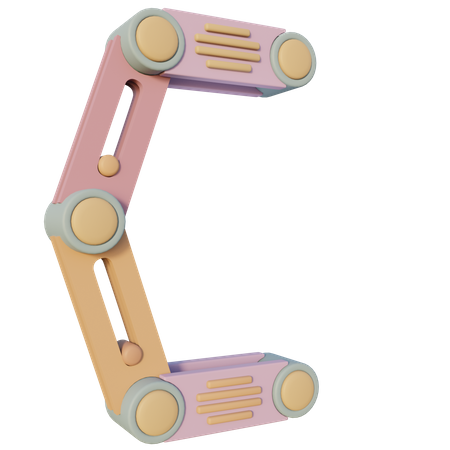 Free Alfabeto c  3D Icon