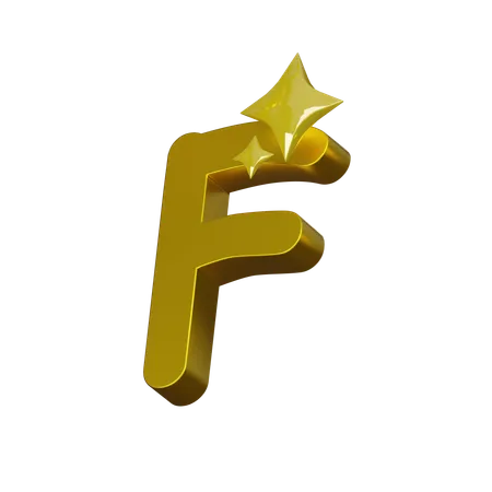 Free Alfabeto f  3D Icon