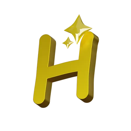 Free Alfabeto h  3D Icon