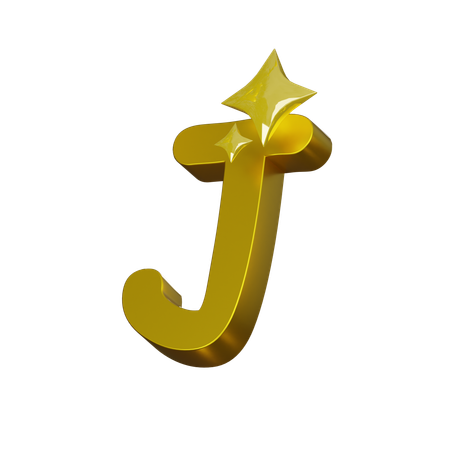 Free Alfabeto j  3D Icon