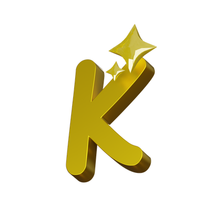 Free Alfabeto k  3D Icon