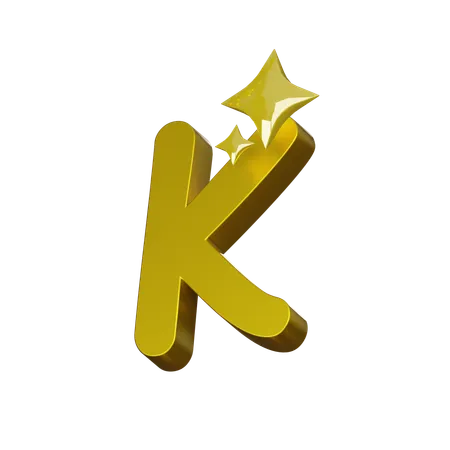 Free Alfabeto k  3D Icon