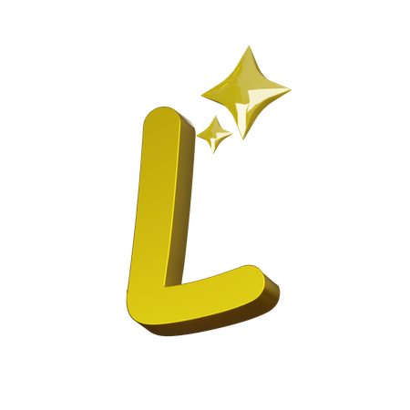 Free Alfabeto l  3D Icon