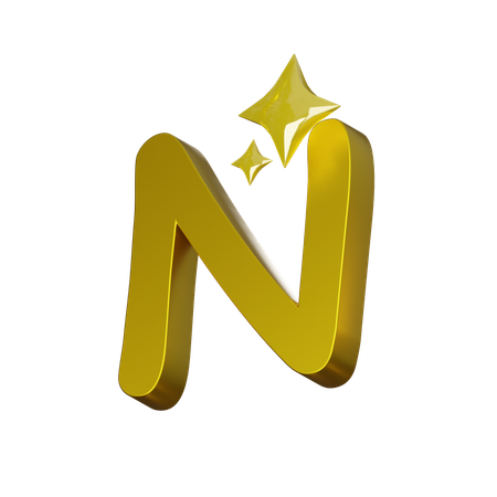 Free Alfabeto m  3D Icon