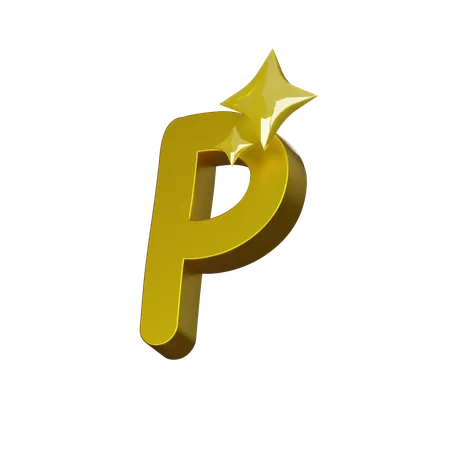 Free Alfabeto p  3D Icon