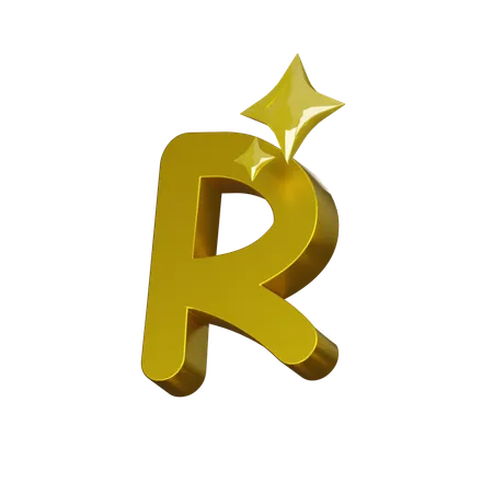 Free Alfabeto r  3D Icon