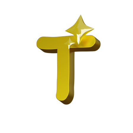 Free Alfabeto t  3D Icon