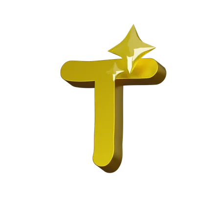 Free Alfabeto t  3D Icon