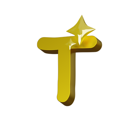 Free Alfabeto t  3D Icon