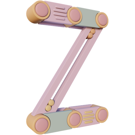 Free Alfabeto z  3D Icon