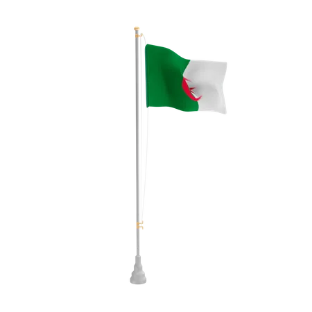 Free Algeria  3D Flag