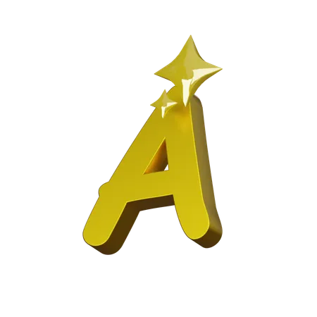 Free Alphabet A 3 D Icon 3D Icon