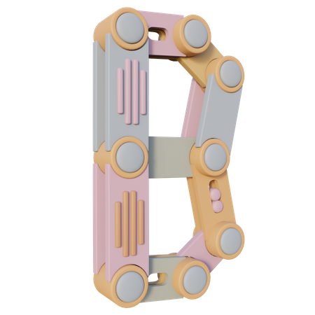 Free Alphabet b  3D Icon