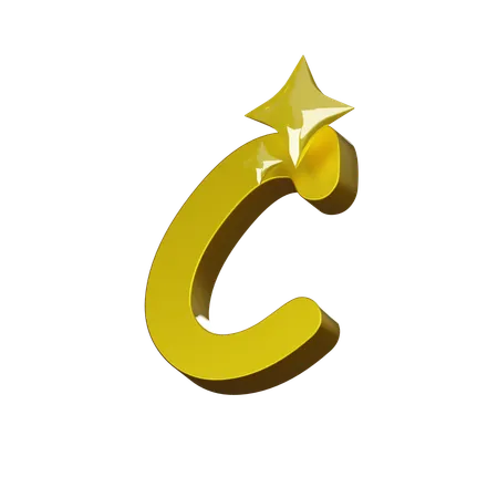 Free Alphabet C  3D Icon