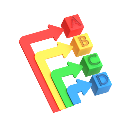 Free Alphabet Chart  3D Icon