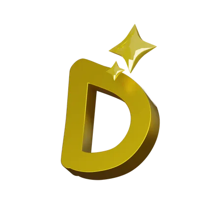 Free Alphabet D 3 D Icon 3D Icon
