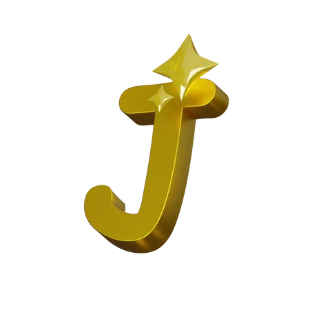Free Alphabet J  3D Icon