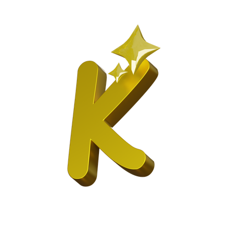 Free Alphabet K  3D Icon