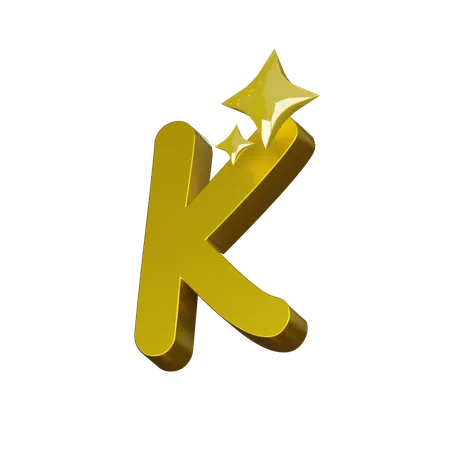 Free Alphabet K 3 D Icon 3D Icon