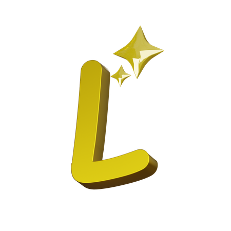 Free Alphabet L  3D Icon