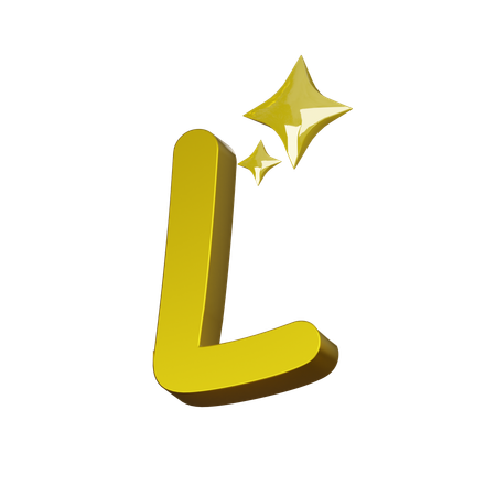 Free Alphabet L  3D Icon