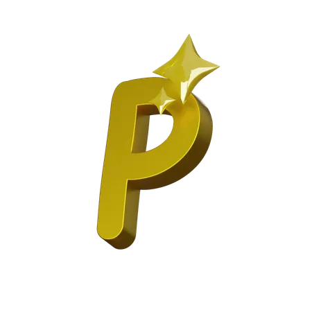 Free Alphabet P  3D Icon