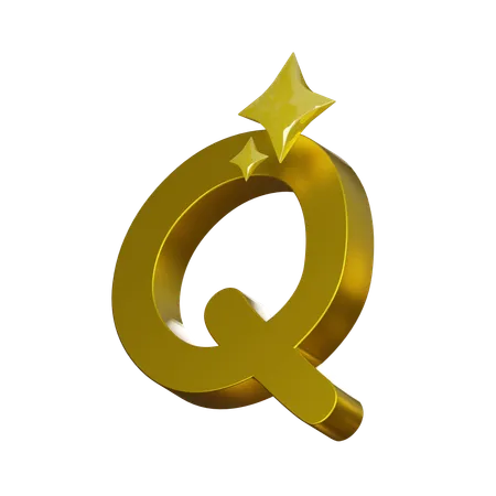 Free Alphabet Q  3D Icon