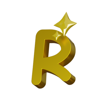 Free Alphabet R  3D Icon