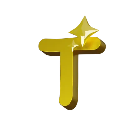 Free Alphabet T  3D Icon