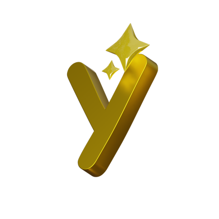 Free Alphabet Y  3D Icon