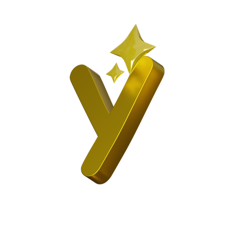 Free Alphabet Y  3D Icon