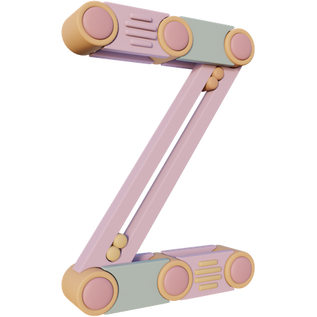 Free Alphabet z  3D Icon