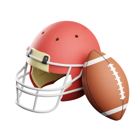 Free American Football 3D Icon