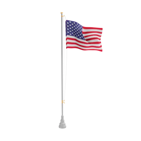 Free Amerika  3D Flag