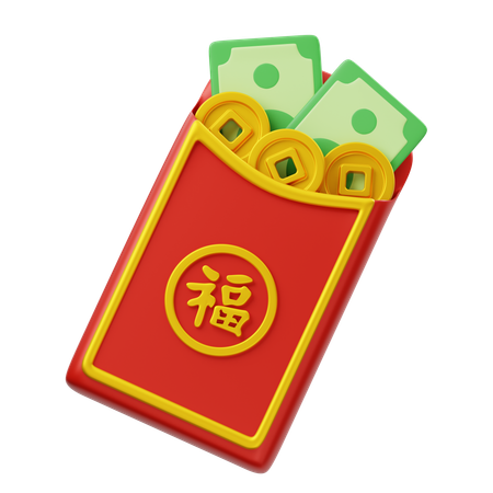 Free Angpao  3D Icon