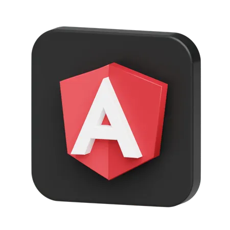 Free Angular Logo  3D Illustration