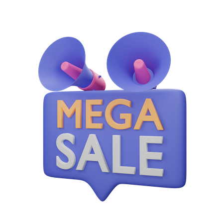 Free Annonce de méga vente  3D Icon