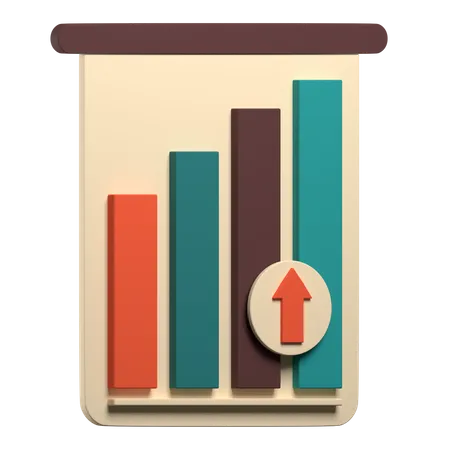 Free Graph vergrößern  3D Icon